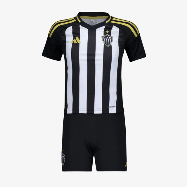 Conjunto Infantil Atlético Mineiro 25/26 Home Adidas