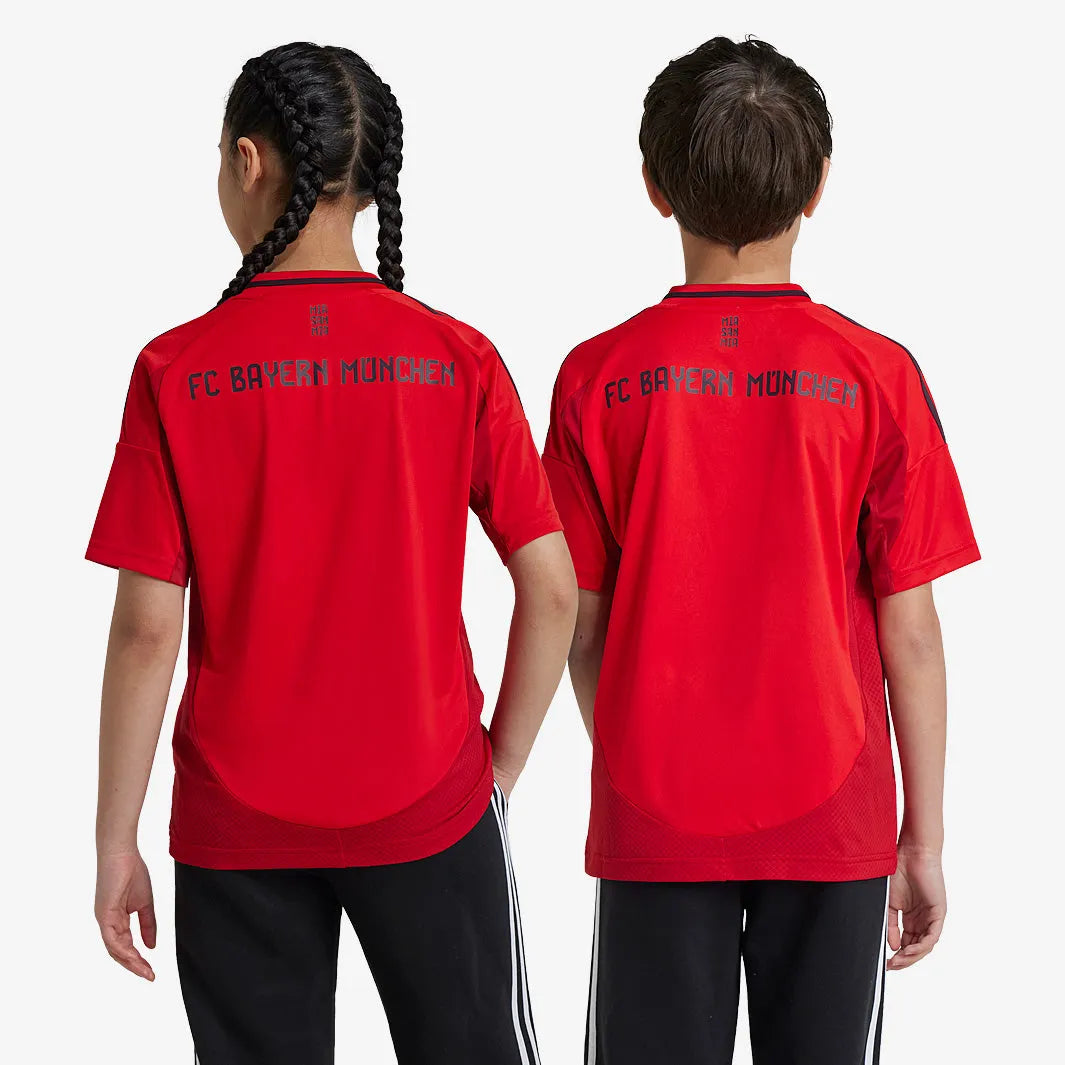 Conjunto Infantil adidas Bayern de Munique 2024/25 I Torcedor, Camisas de Futebol, PIQUE DE JOGADOR, -PIQUE DE JOGADOR