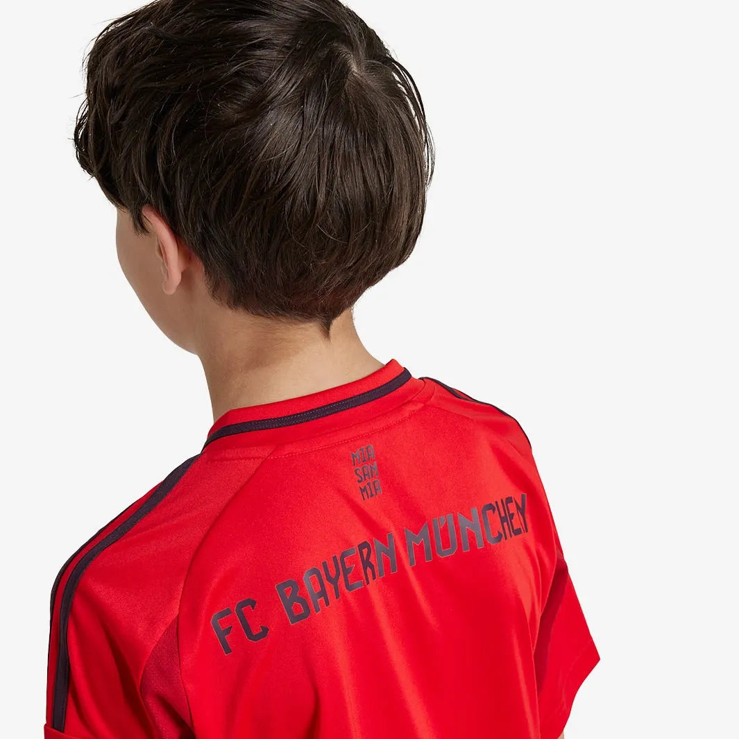 Conjunto Infantil adidas Bayern de Munique 2024/25 I Torcedor, Camisas de Futebol, PIQUE DE JOGADOR, -PIQUE DE JOGADOR