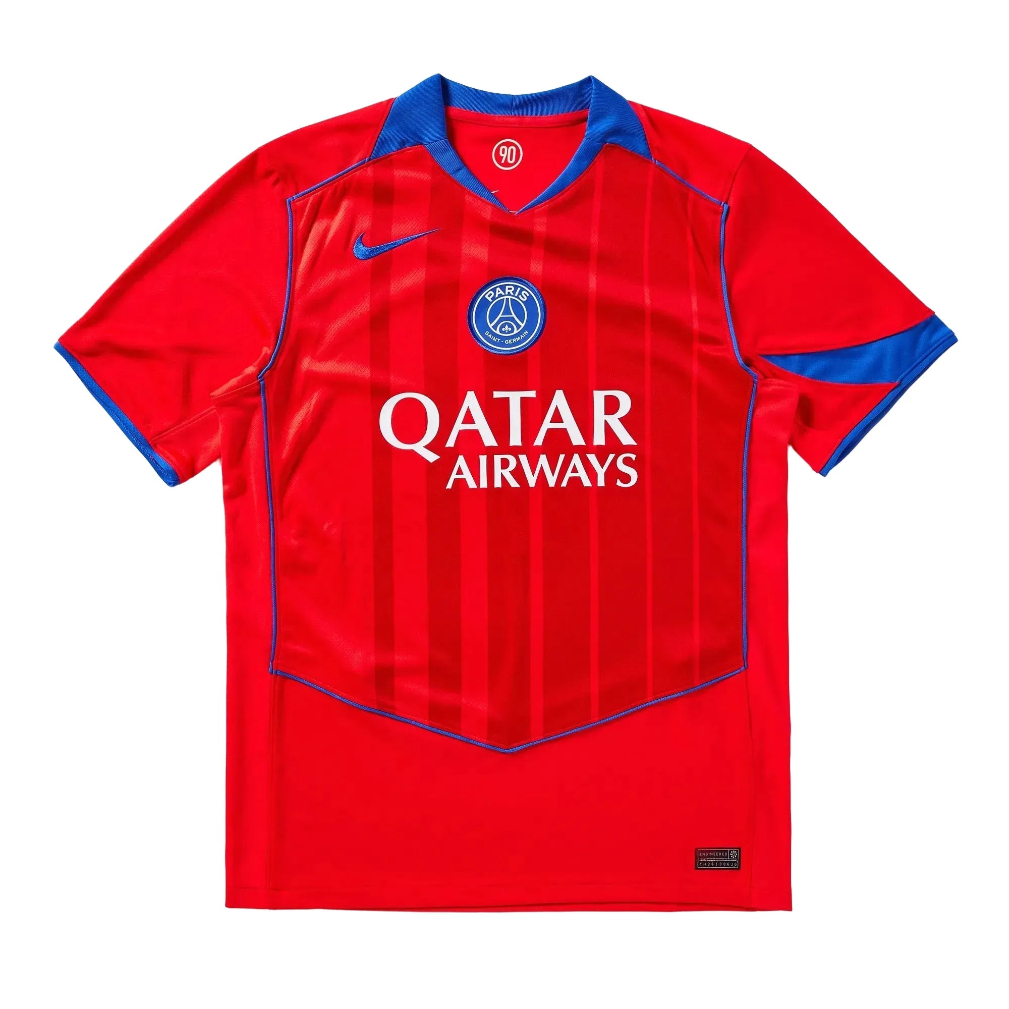 Camisa Nike Paris Saint Germain 25/26 Third, Camisa Futebol, Nike, Ficha do Produto TecnologiaDri-Fit: Sistema que controla o excesso de umidade do corpo, garantindo a rápida secagem do suor durante os exercícios. Composição: 100% PoliésterMarca: NikeIndicada para: Jogo/CasualGênero: MasculinoEscudo: BordadoOrigem: ImportadoManga: Curta-PIQUE DE JOGADOR