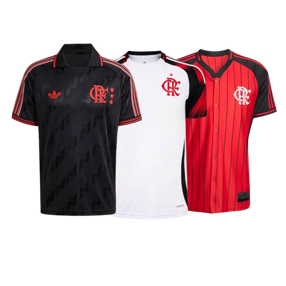 Combo Flamengo 3 Unidades Campeão 2025