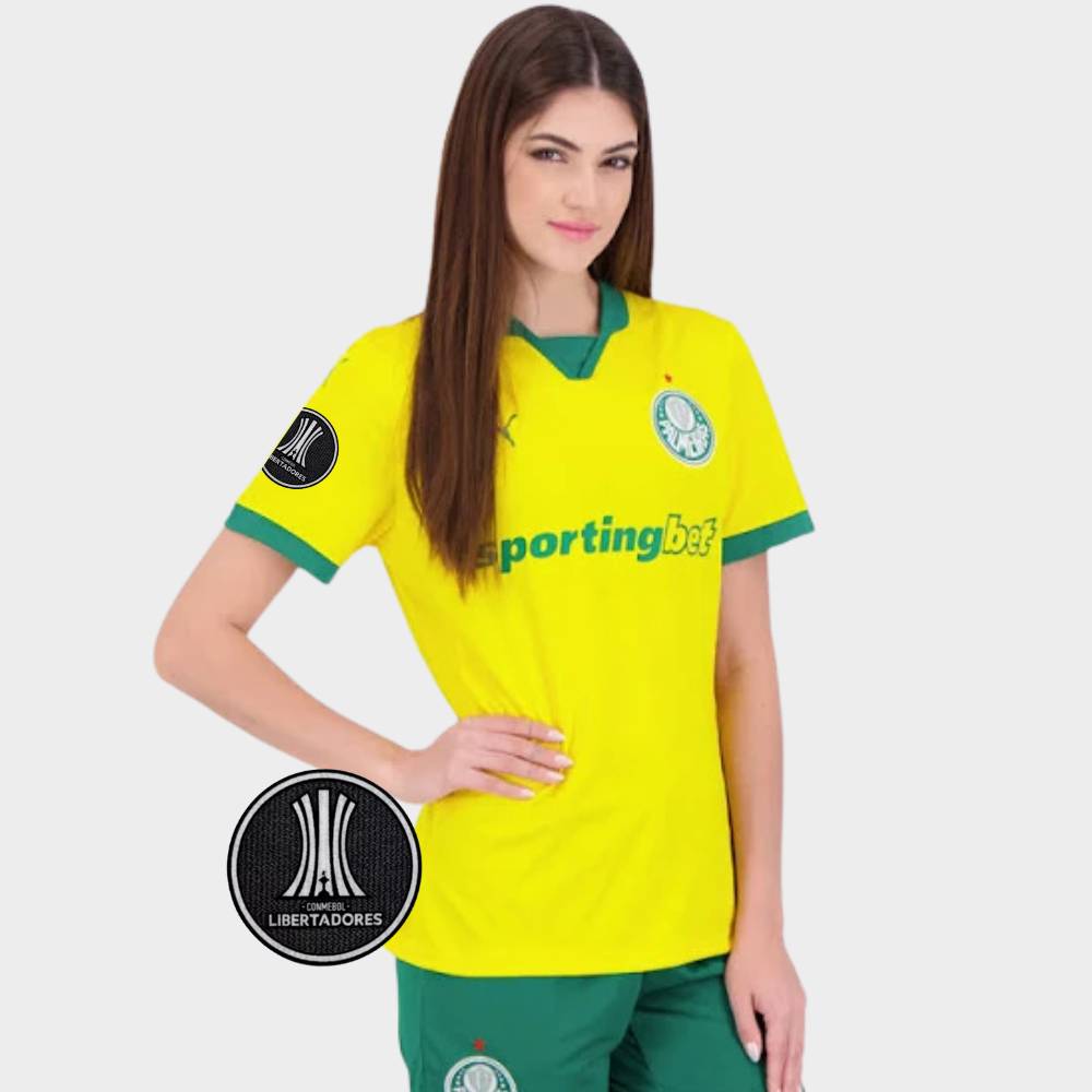 Camisa Feminina Puma Palmeiras 2025/26 Third C/ Patch Libertadores