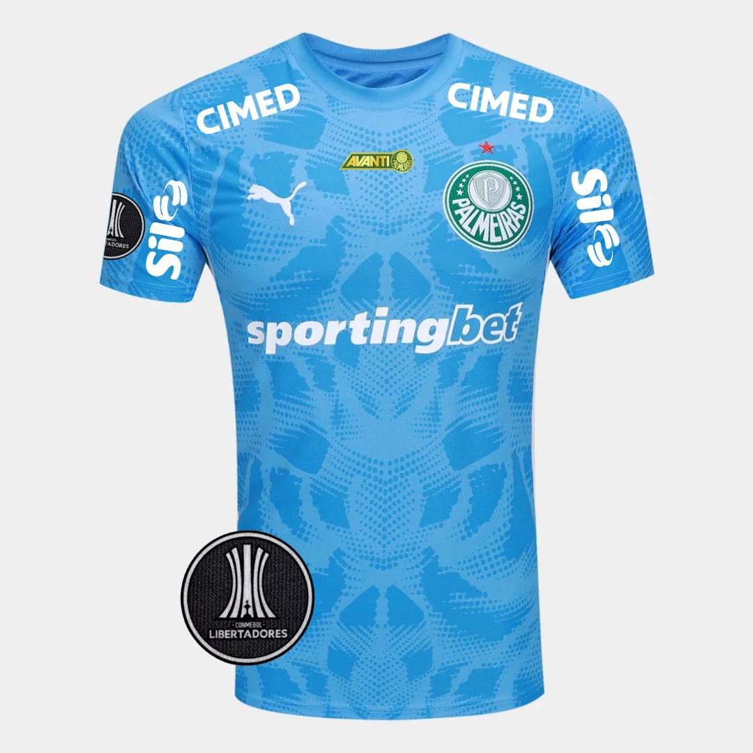 Camisa Goleiro Palmeiras 2025 I C/ Patch Libertadores