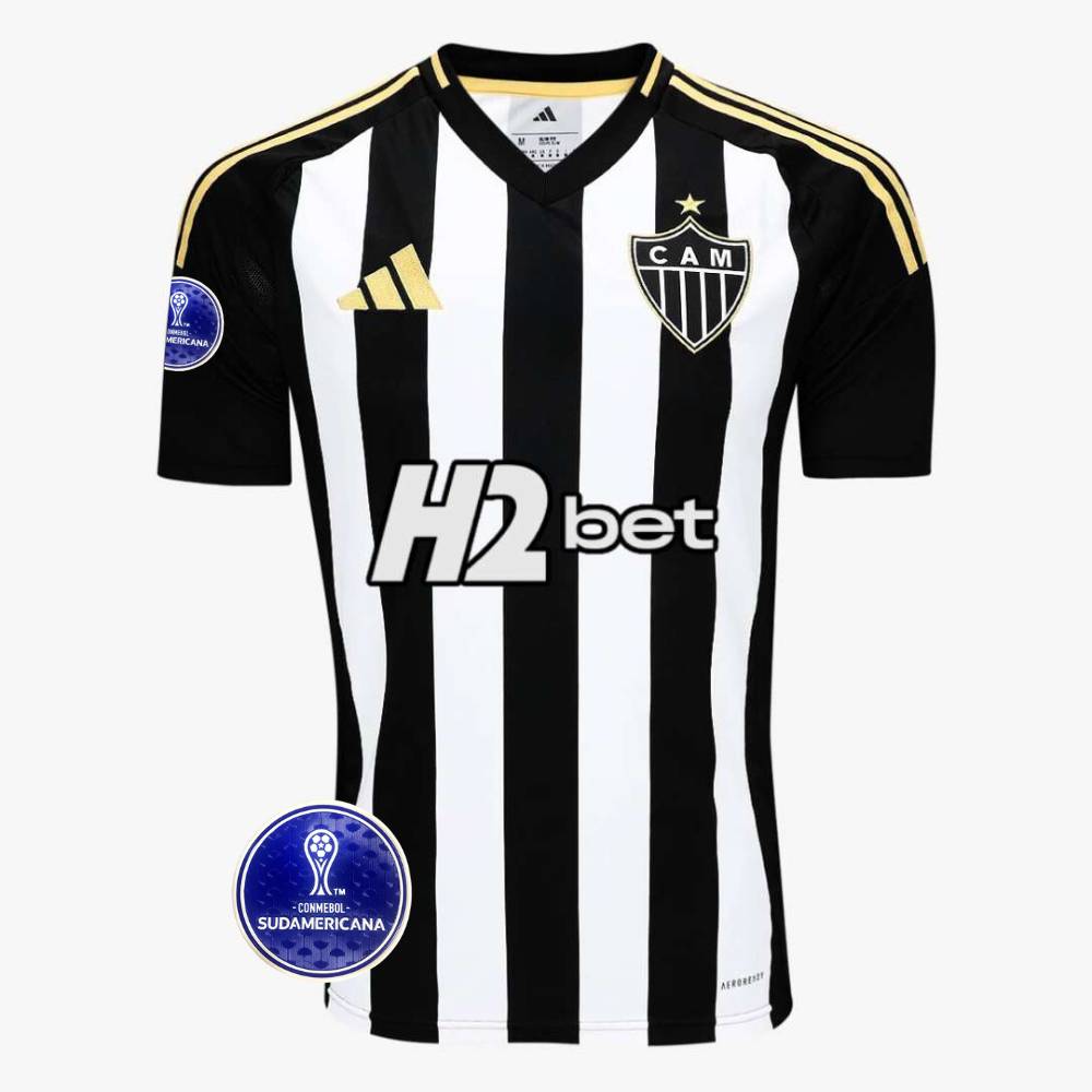 Camisa Adidas Atlético Mineiro 25/26 Home C/ Patch Sulamericana