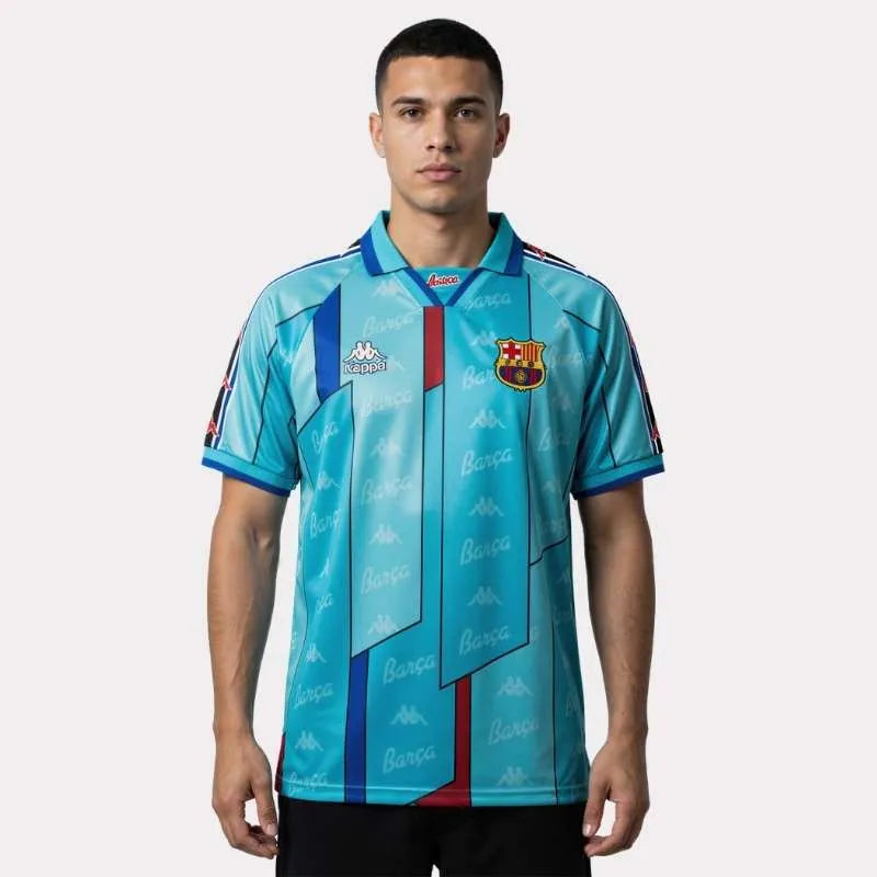 Camisa Retrô Barcelona 1996/97 Away, Camisas de Futebol, PIQUE DE JOGADOR, -PIQUE DE JOGADOR