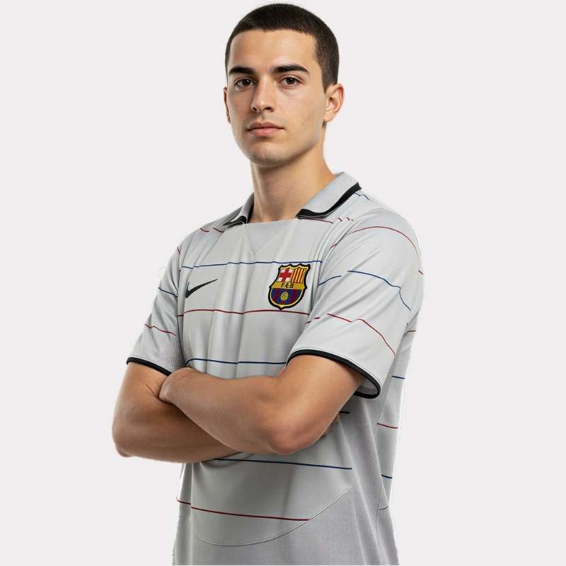Camisa Retrô Barcelona 2003/04 Away