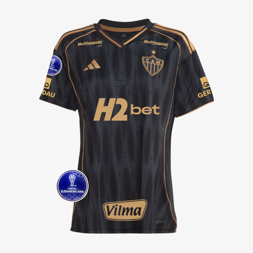 Camisa Adidas Feminina Atlético Mineiro 25/26 Third C/ Patch Sulamericana