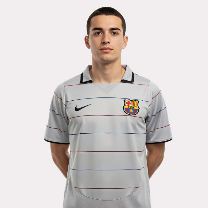 Camisa Retrô Barcelona 2003/04 Away