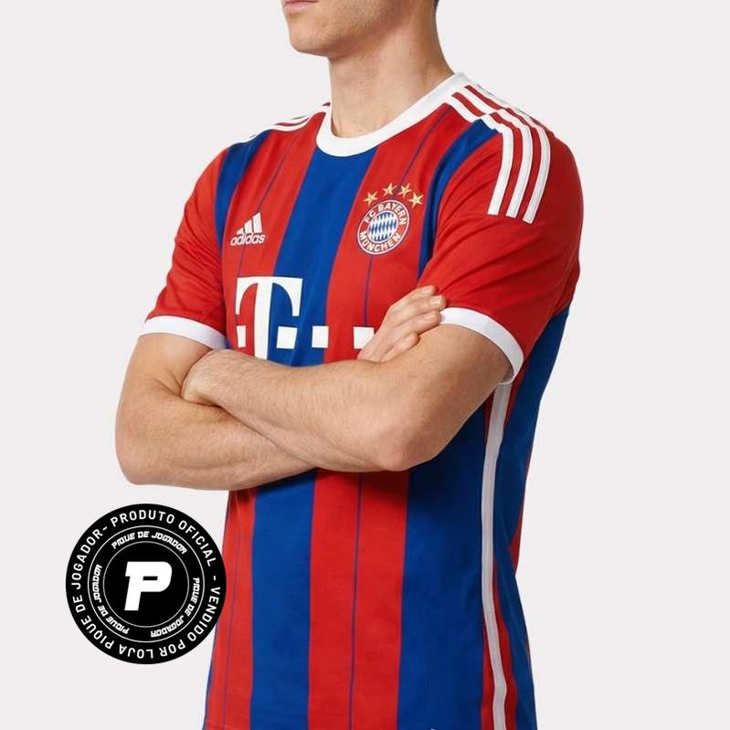 Camisa Retrô Bayern de Munique 2014/15 Home, Camisas de Futebol, PIQUE DE JOGADOR, -PIQUE DE JOGADOR