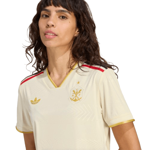 Camisa Feminina Adidas Flamengo 25/26 Campeão Libertadores 2025