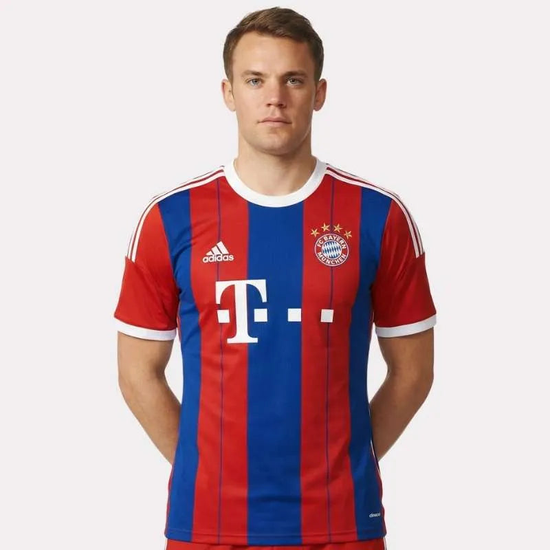 Camisa Retrô Bayern de Munique 2014/15 Home, Camisas de Futebol, PIQUE DE JOGADOR, -PIQUE DE JOGADOR