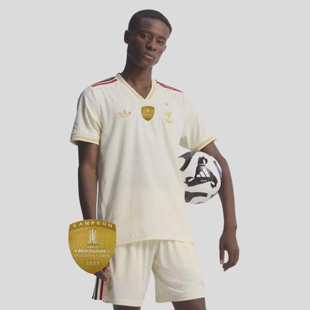 Camisa Adidas Flamengo III 25/26 Jogador Campeão Libertadores 2025