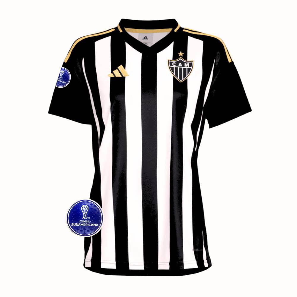 Camisa Adidas Feminina Atlético Mineiro 25/26 Home C/ Patch Sulamericana