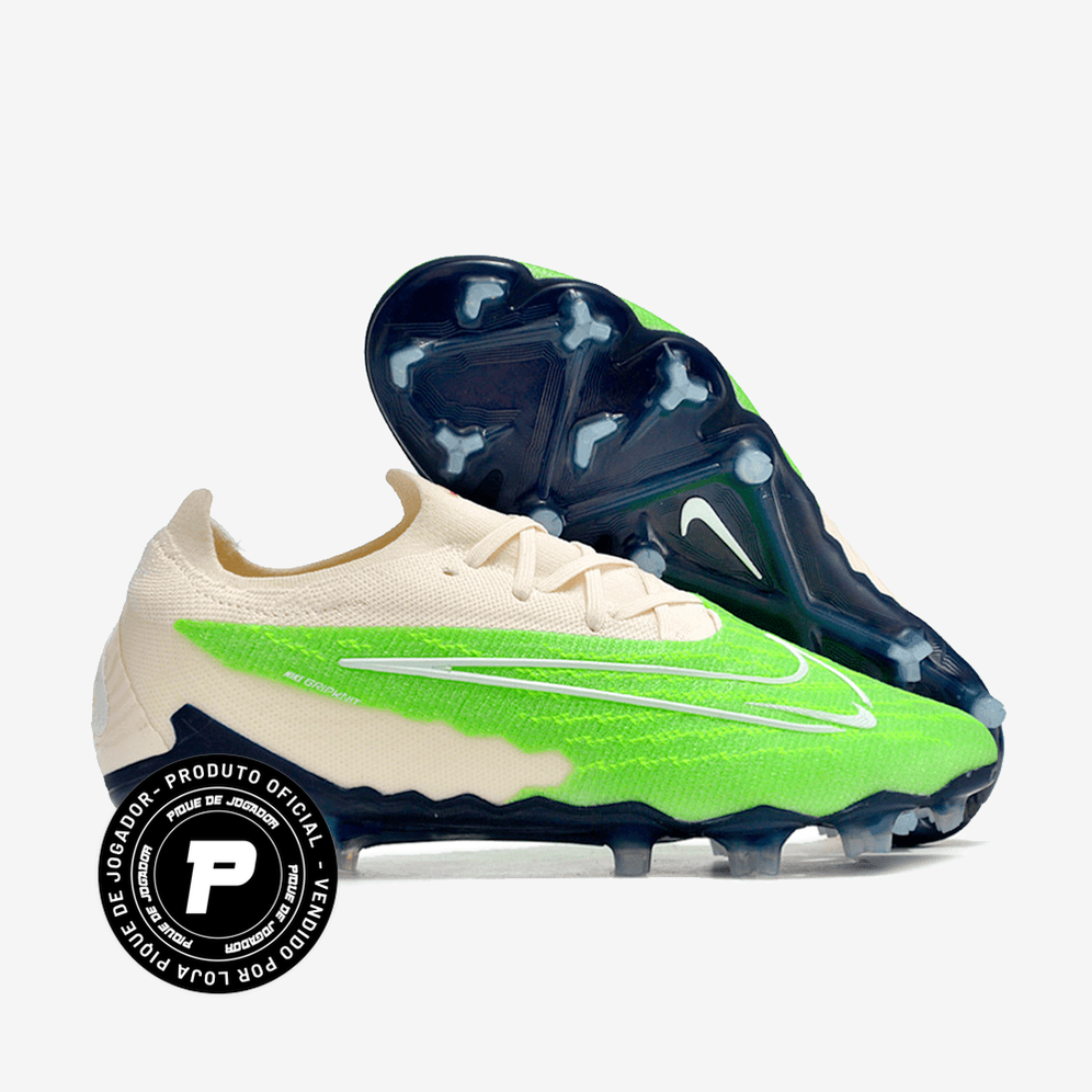 Chuteira Nike Phantom GX Elite Campo, , Arquibancada Esportes, A Chuteira Nike Phantom GX Elite Campo foi desenvolvida para jogadores que buscam o máximo em desempenho dentro dos gramados. Um modelo elite, com materiais profissionais e tecnologias que elevam seu jogo. Com estrutura leve, encaixe preciso e solado projetado para tração em alta velocidade, essa chuteira garante estabilidade e explosão nos momentos decisivos. Jogue como os melhores. Sinta a diferença nos pés. Ficha Técnica Nome: Chuteira Nike P