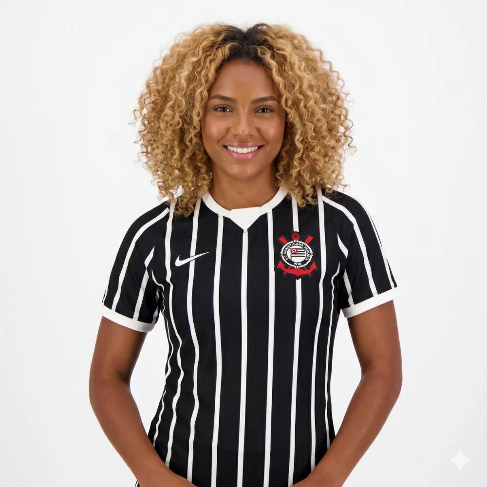 Camisa Feminina  Nike Corinthians 26/27 Away