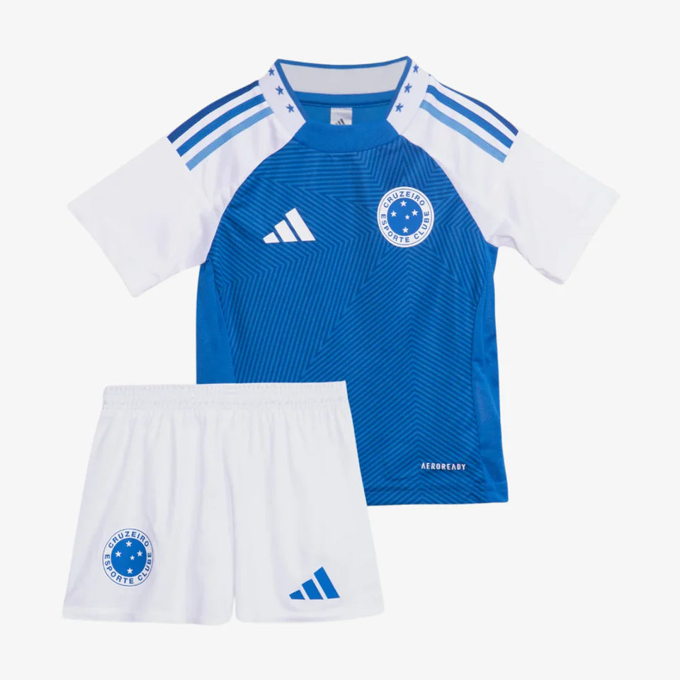 Conjunto Infantil Adidas Cruzeiro 25/26 Home