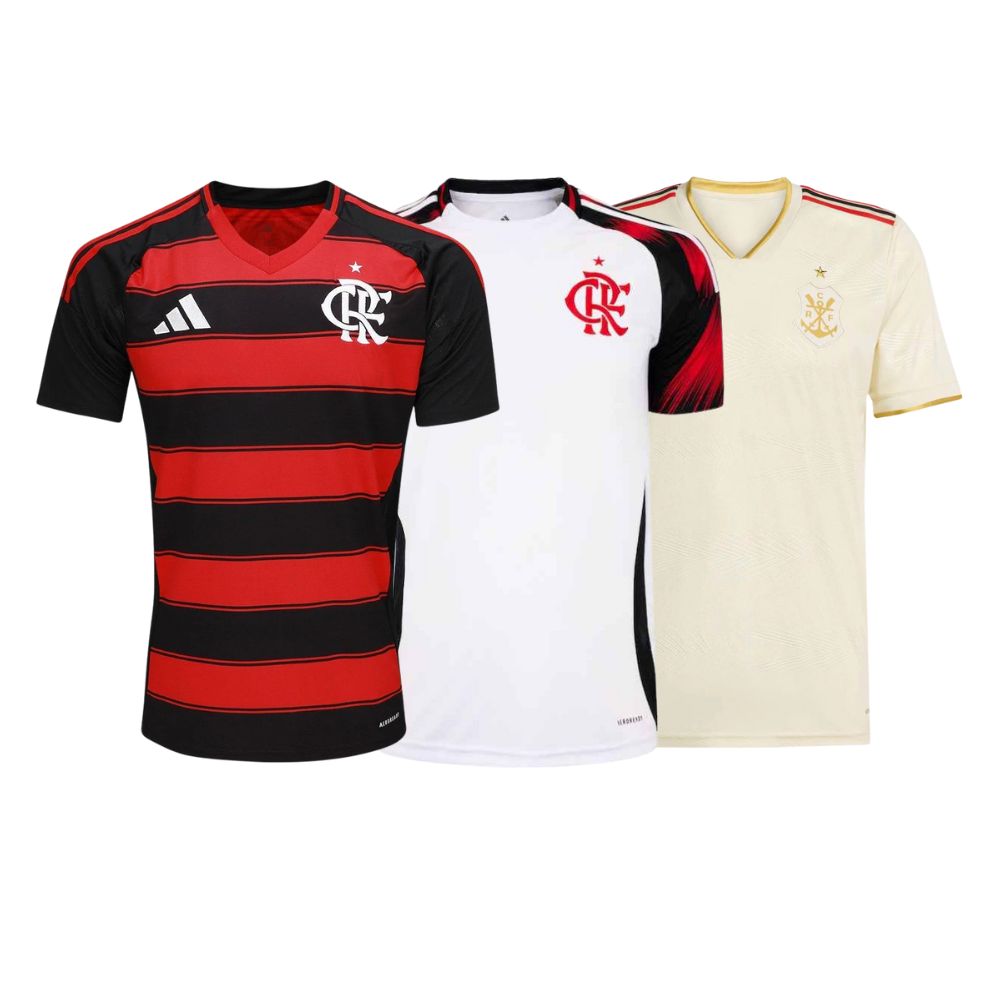 Combo Flamengo 3 Unidades Campeão 2025