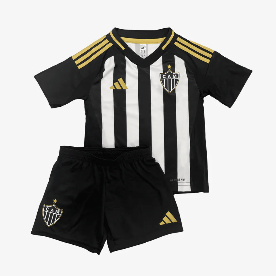 Conjunto Infantil Atlético Mineiro 25/26 Home Adidas