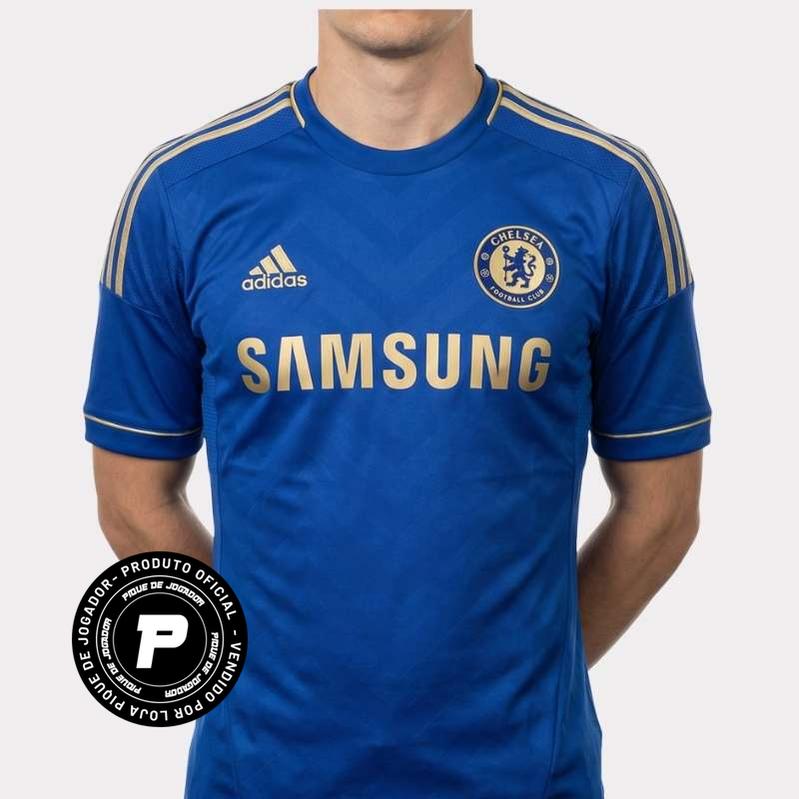 Camisa Retrô Chelsea 2012/13 Home, Camisas de Futebol, PIQUE DE JOGADOR, -PIQUE DE JOGADOR