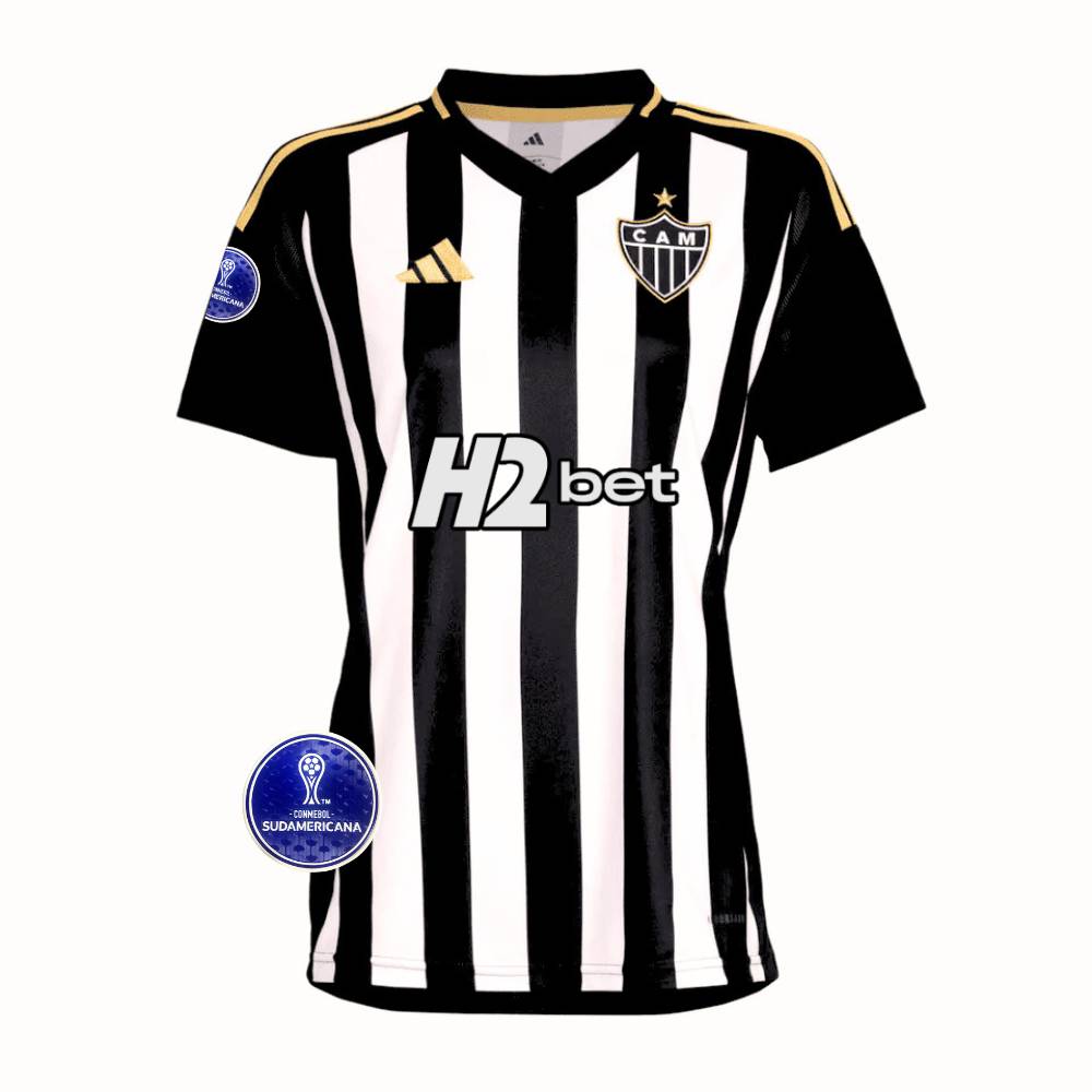 Camisa Adidas Feminina Atlético Mineiro 25/26 Home C/ Patch Sulamericana