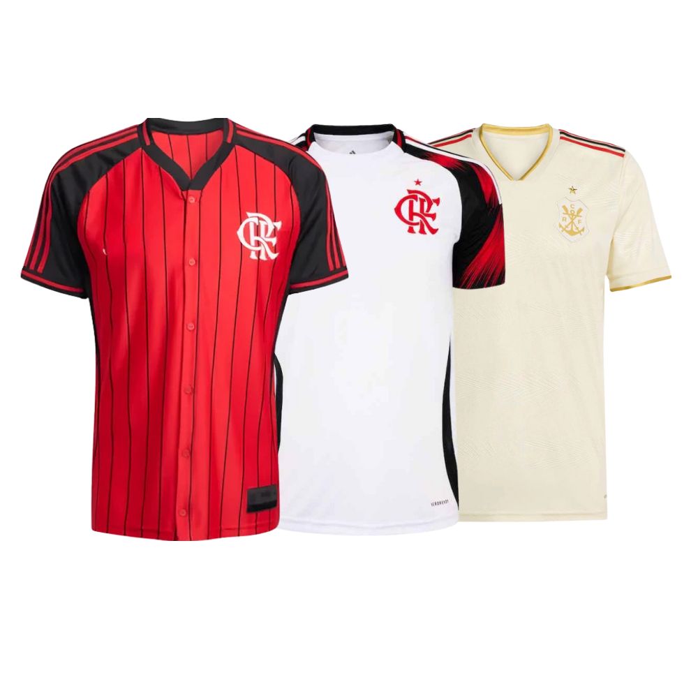 Combo Flamengo 3 Unidades Campeão 2025