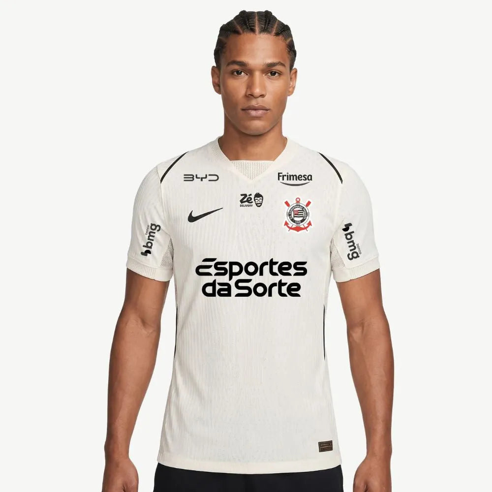 Camisa Nike Corinthians 26/27 Jogador C/ Patrocínios