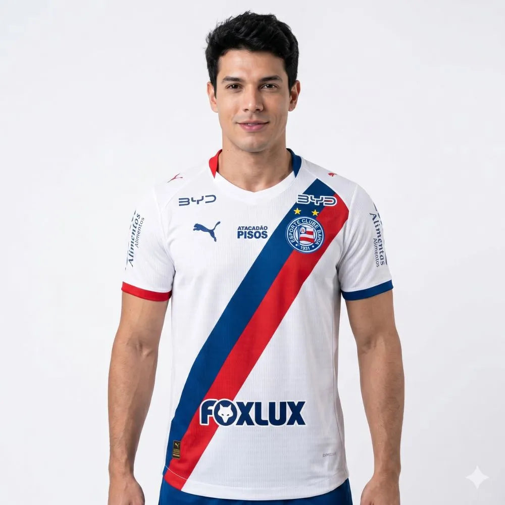 Camisa Puma Bahia 26/27 Home Jogador C/ Patrocínios