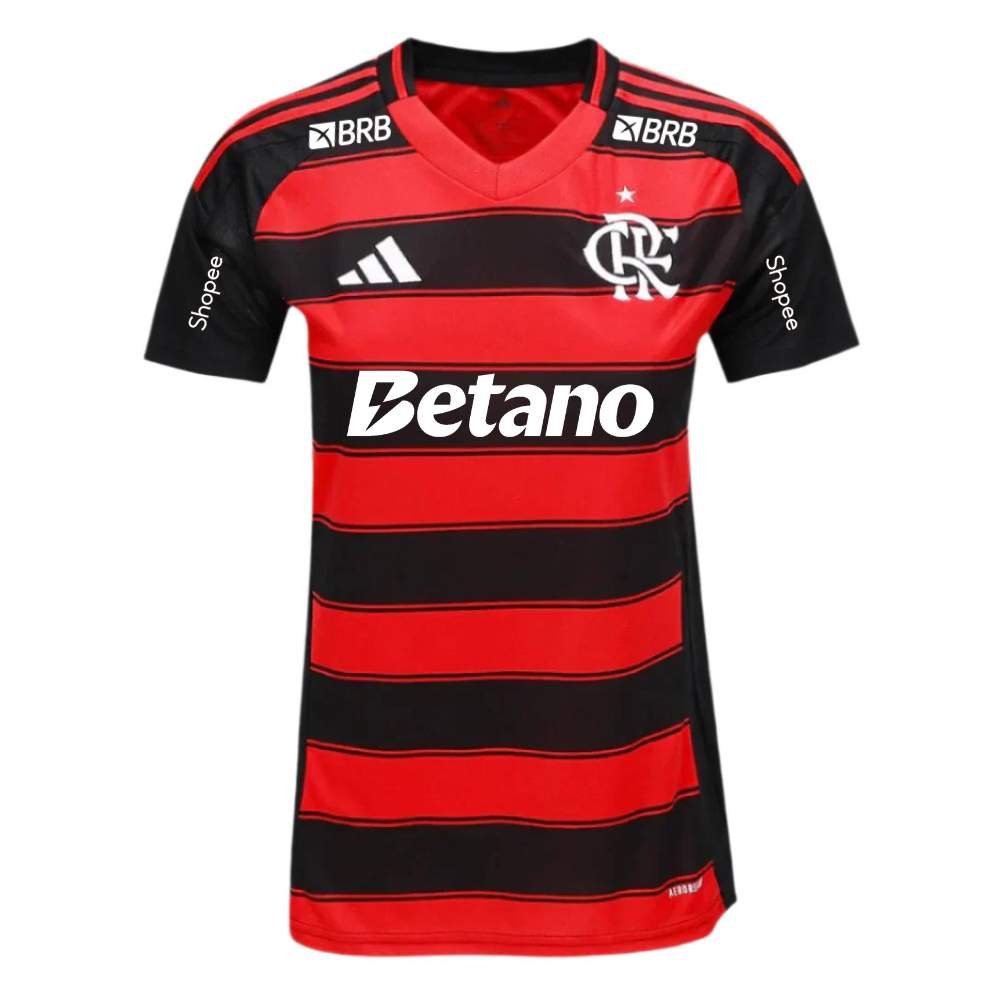 Camisa Feminina Adidas Flamengo 25/26 Home