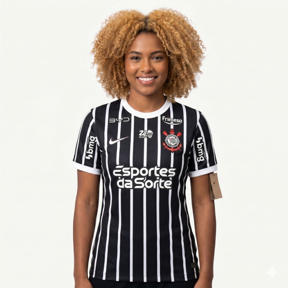 Camisa Feminina  Nike Corinthians 26/27 Away