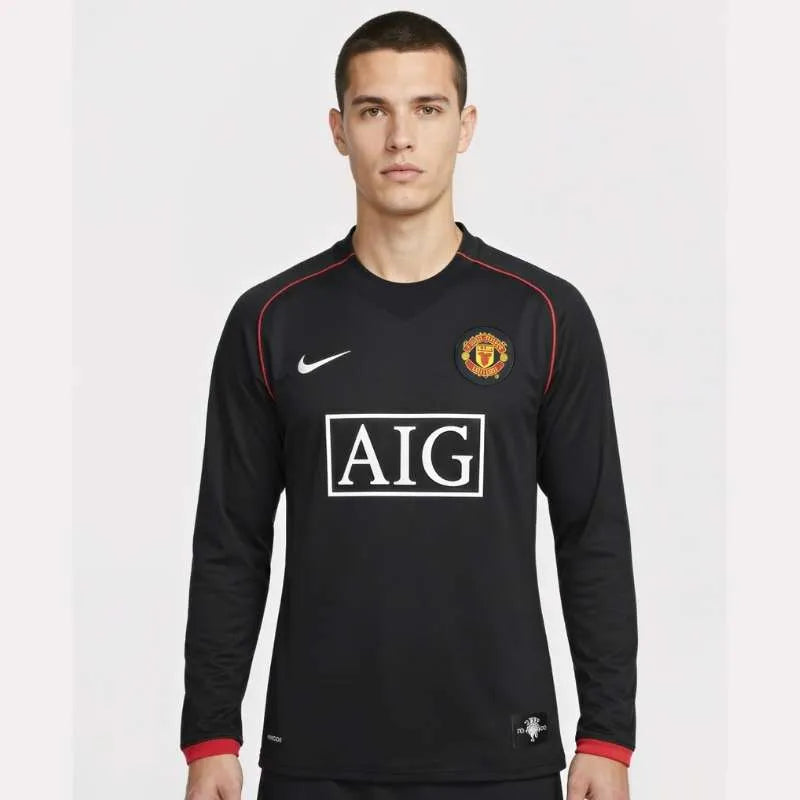 Camisa Retrô Manchester United 07/08 Away M. Longa, Camisas de Futebol, PIQUE DE JOGADOR, -PIQUE DE JOGADOR