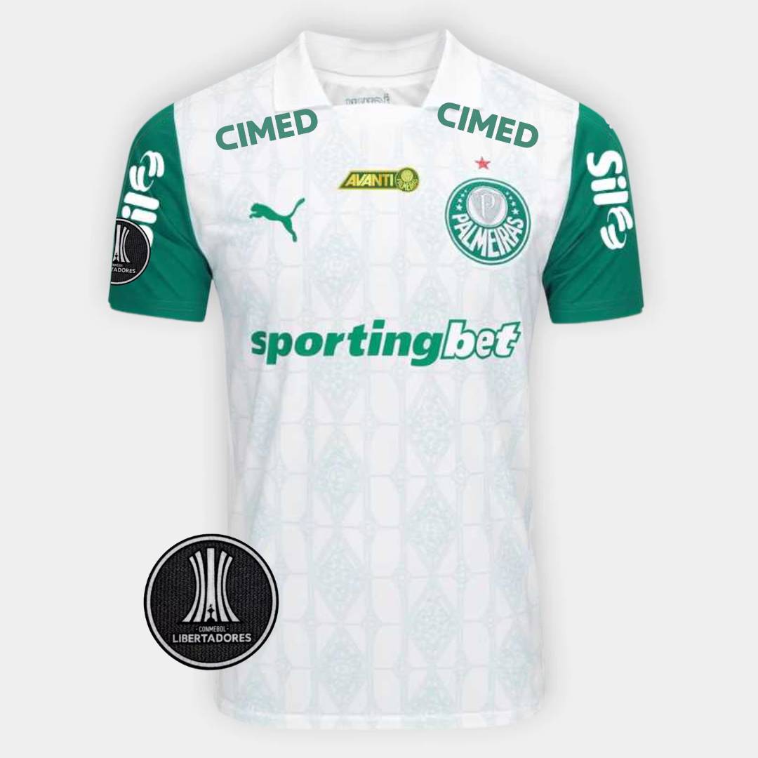 Camisa Puma Palmeiras 2025/26 Away C/ Patch Libertadores