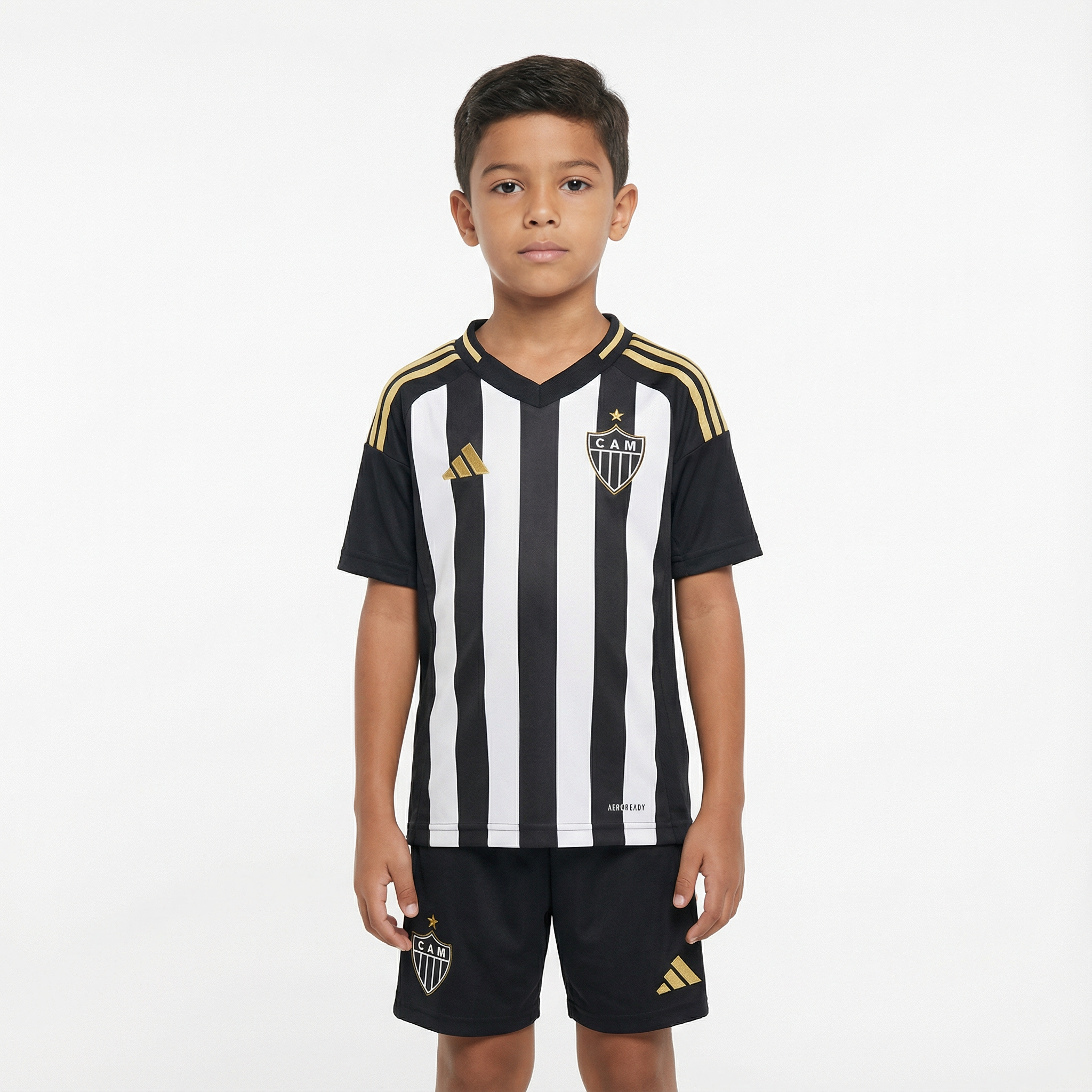 Conjunto Infantil Adidas Atlético Mineiro 25/26 I
