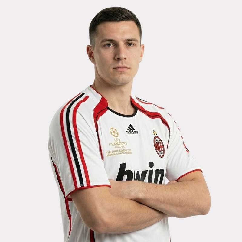 Camisa Retrô Milan 06/07 Away