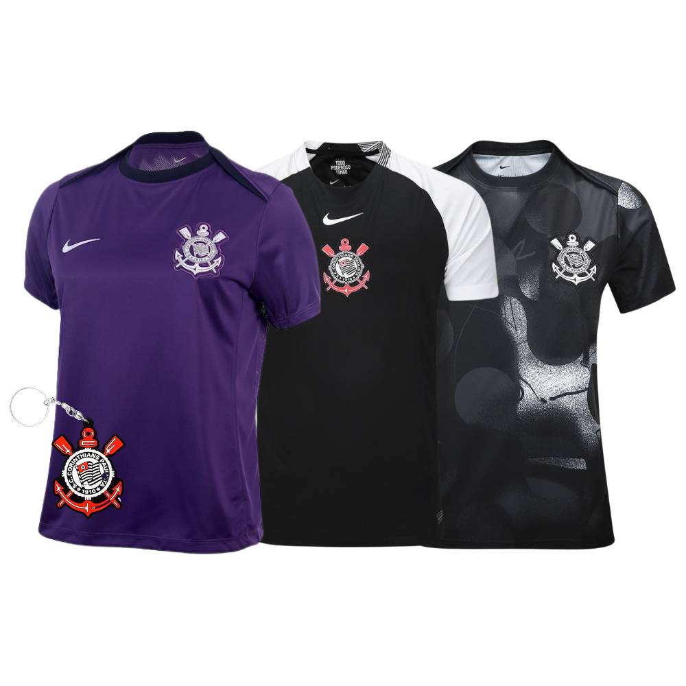 Combo Corinthians 3 Unidades + Brinde