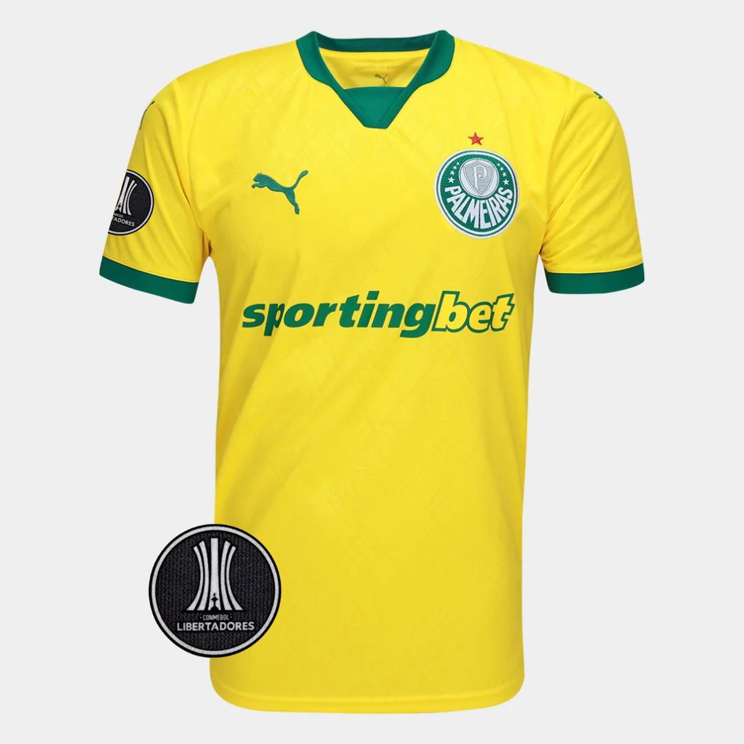 Camisa Puma Palmeiras 25/26 Third C/ Patch Libertadores
