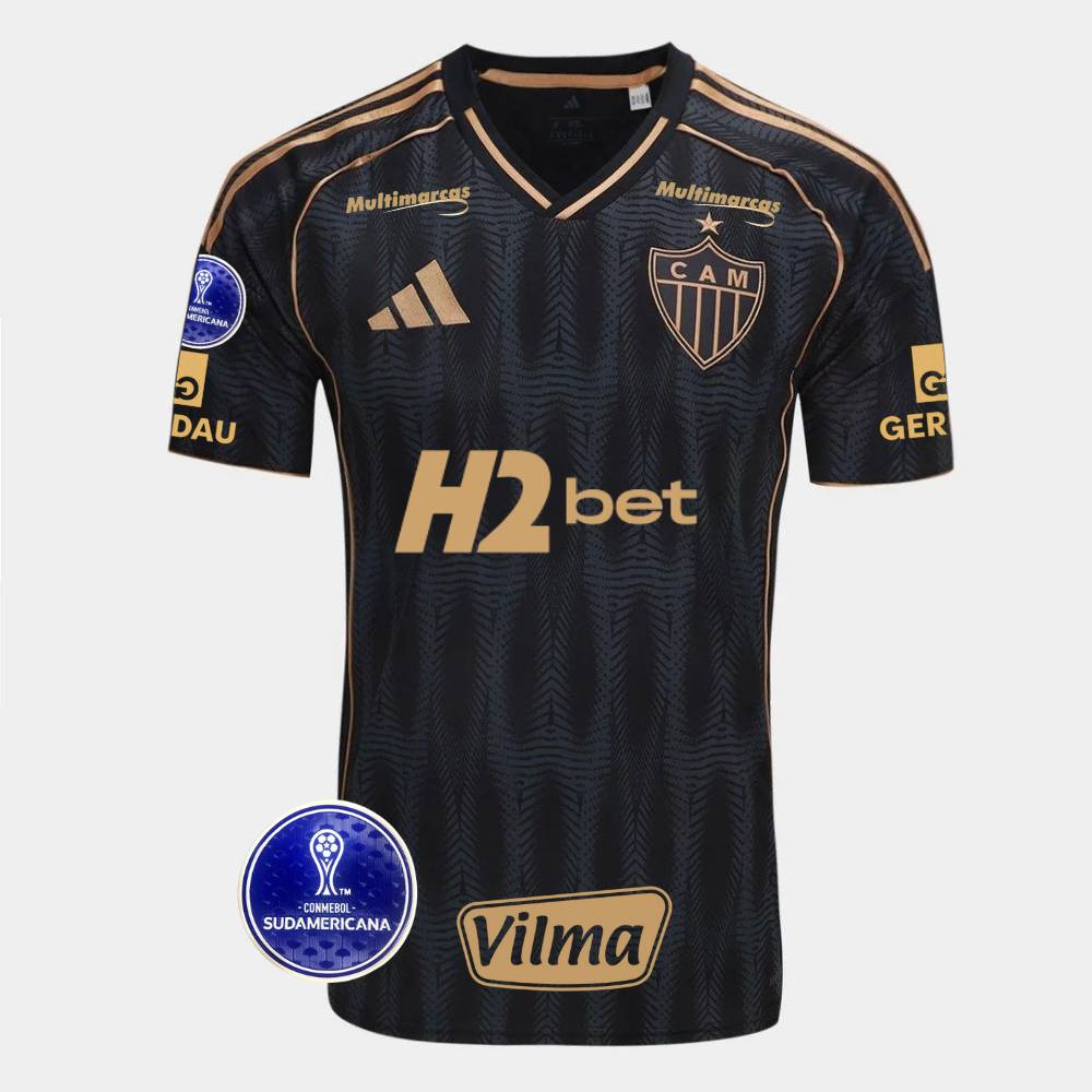 Camisa Adidas Atlético Mineiro 25/26 Third C/ Patch Sulamericana