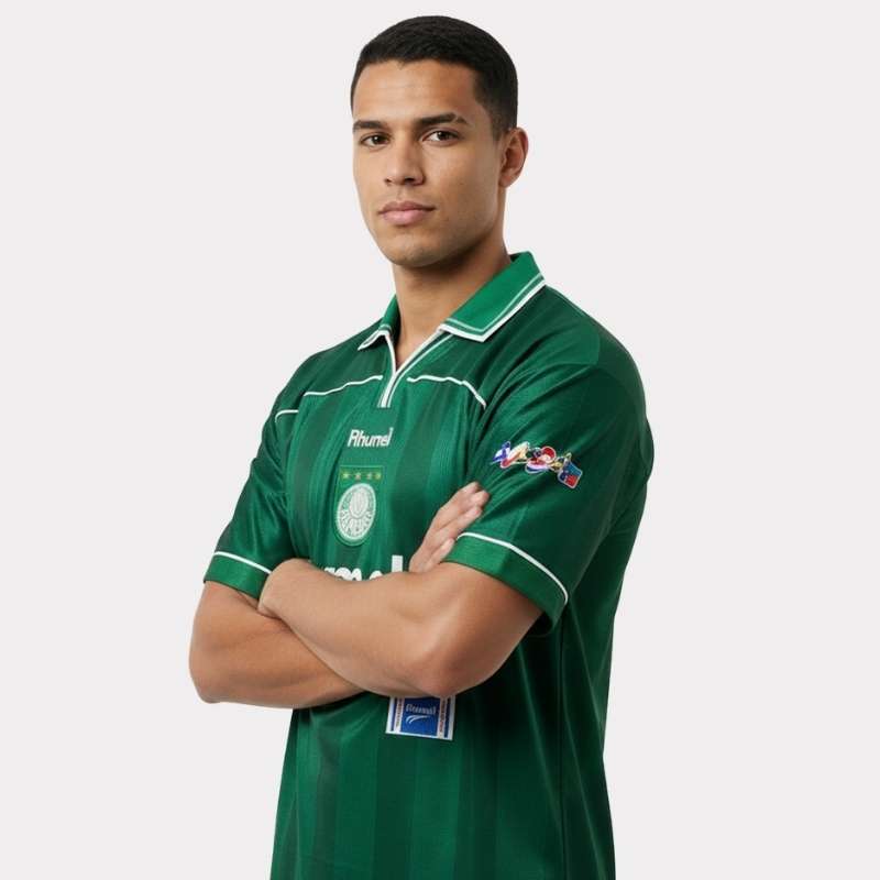 Camisa Retrô Palmeiras 1999 – Rhumell Comemorativa