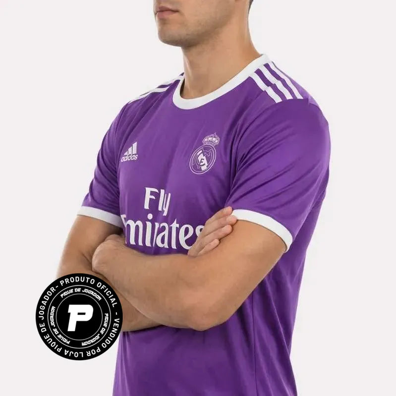 Camisa Retrô Real Madrid 16/17 II, Camisas de Futebol, PIQUE DE JOGADOR, -PIQUE DE JOGADOR