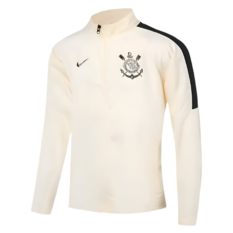 Corta-Vento Impermeável Corinthians Masculino Bege