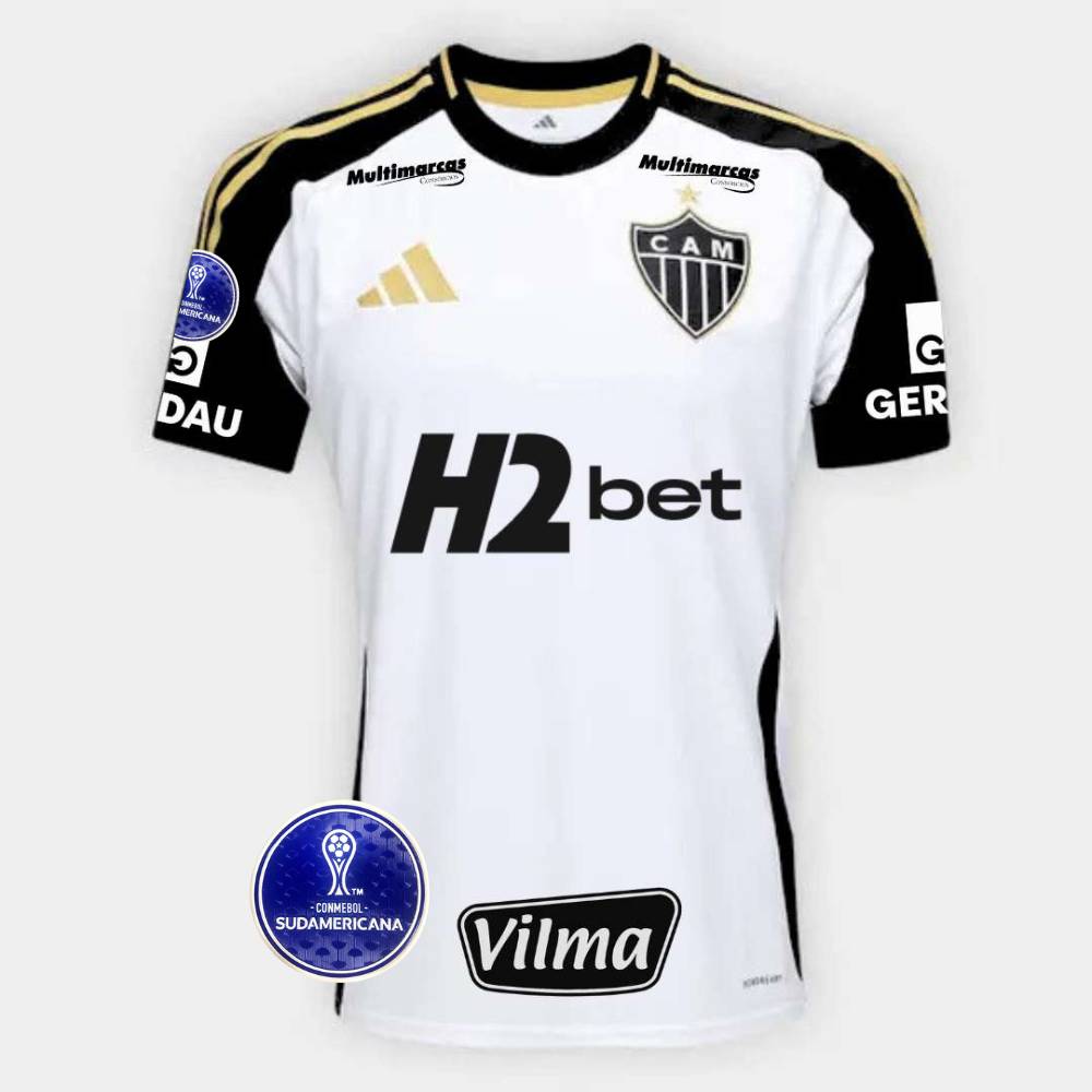 Camisa Adidas Atlético Mineiro 25/26 Away C/ Patch Sulamericana
