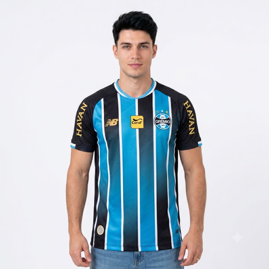 Camisa Grêmio 2026/27 I Jogador C/ Patrocínios