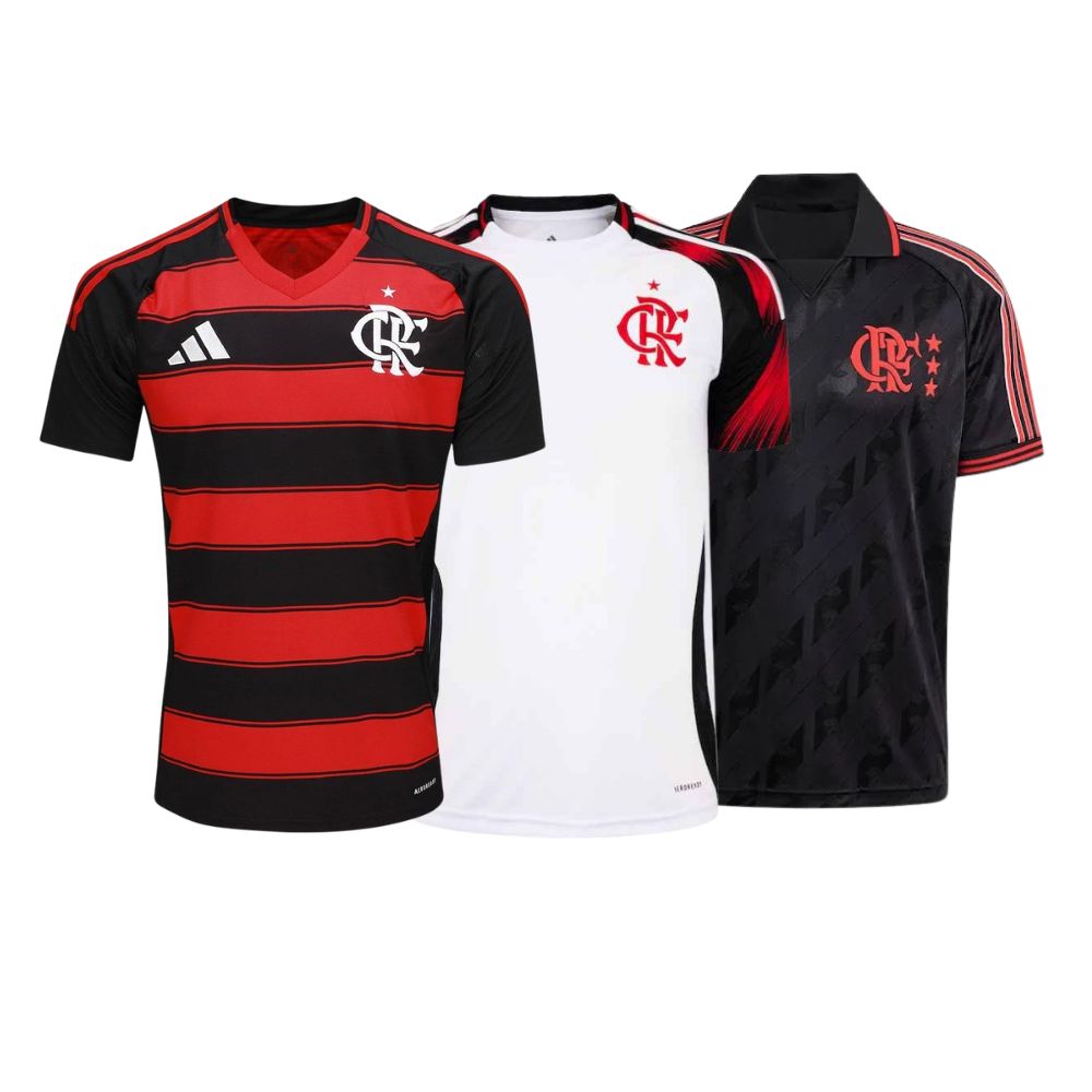 Combo Flamengo 3 Unidades Campeão 2025