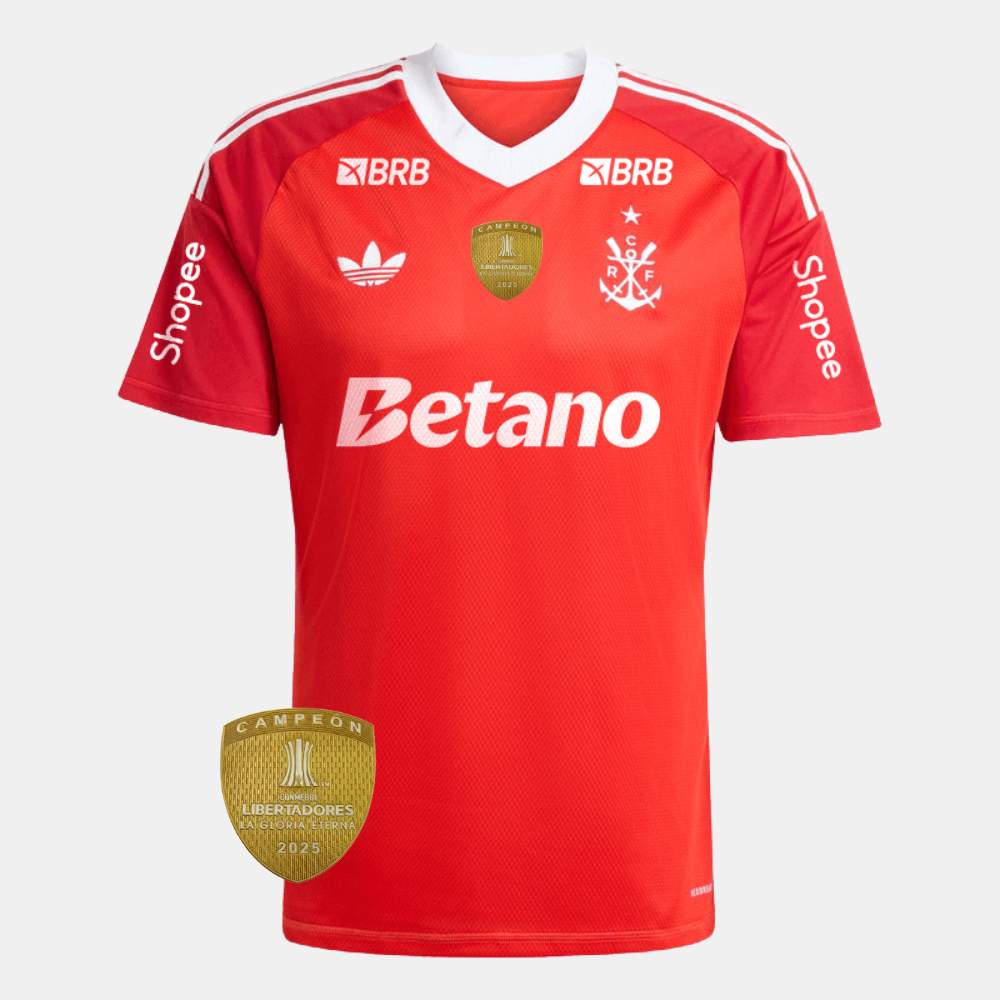 Camisa Adidas Flamengo 25/26 Third Goleiro Campeão Libertadores 2025