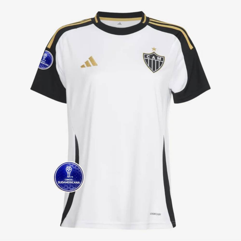 Camisa Adidas Feminina Atlético Mineiro 25/26 Away C/ Patch Sulamericana