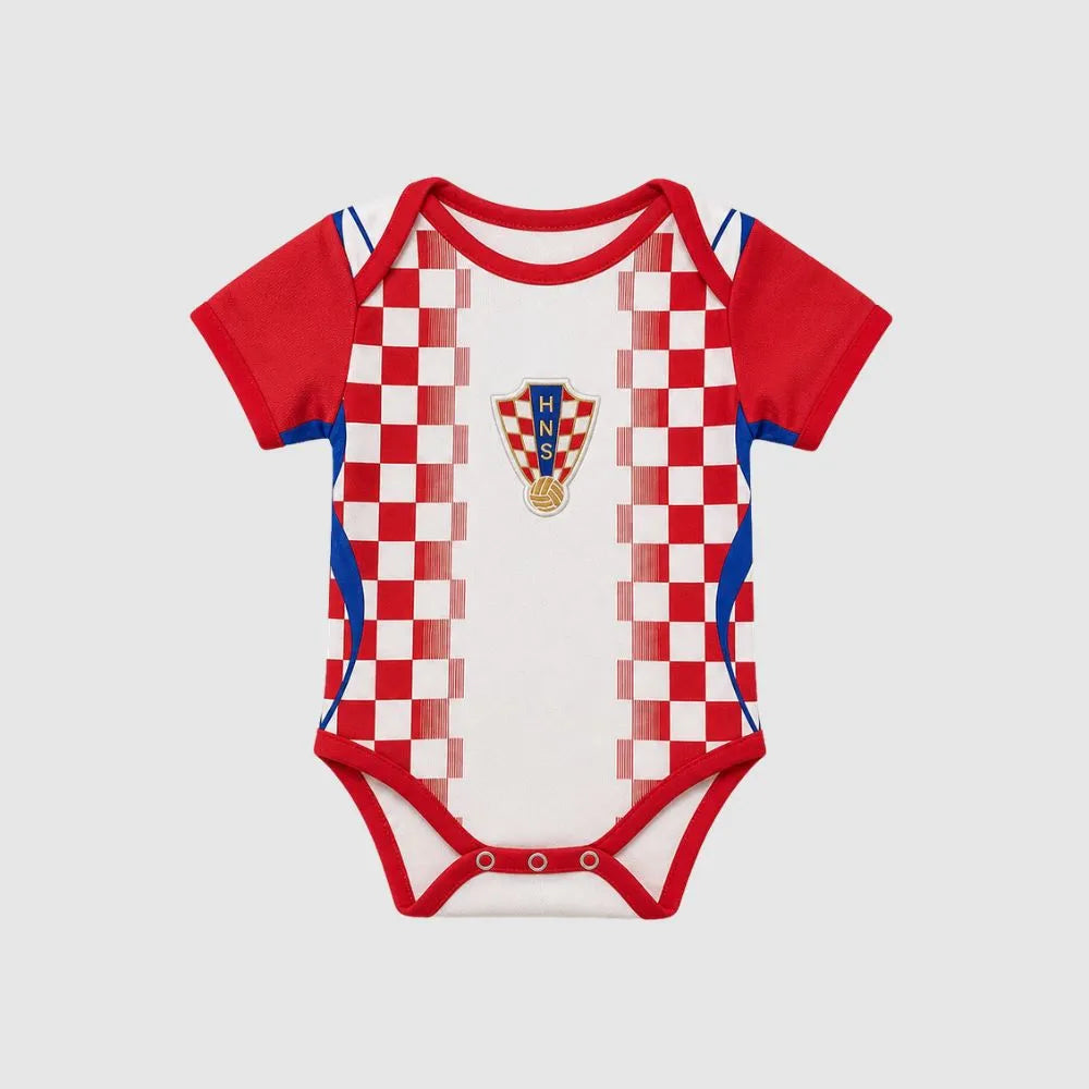 Body Infantil Croácia Vermelho