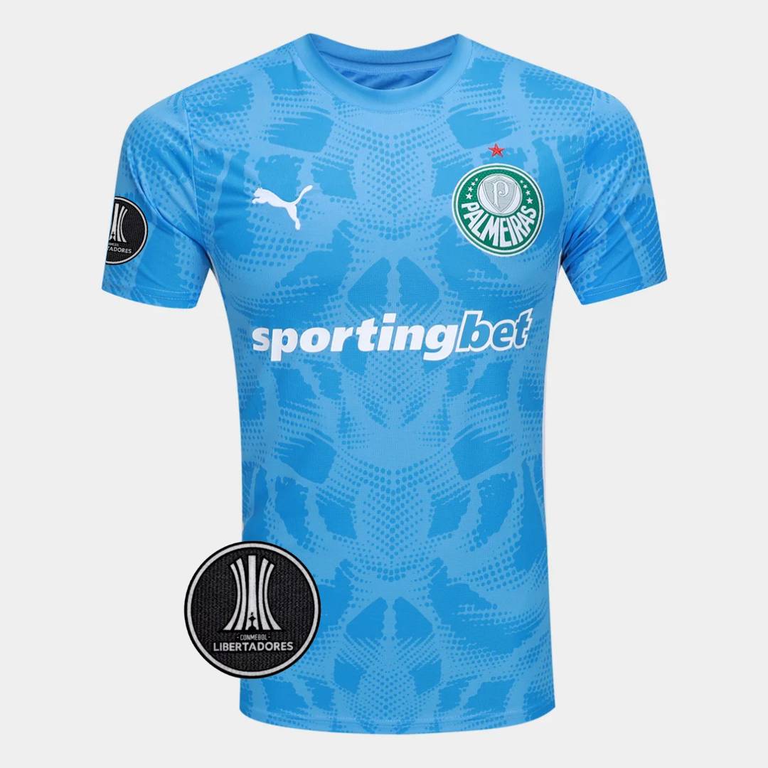 Camisa Goleiro Palmeiras 2025 I C/ Patch Libertadores