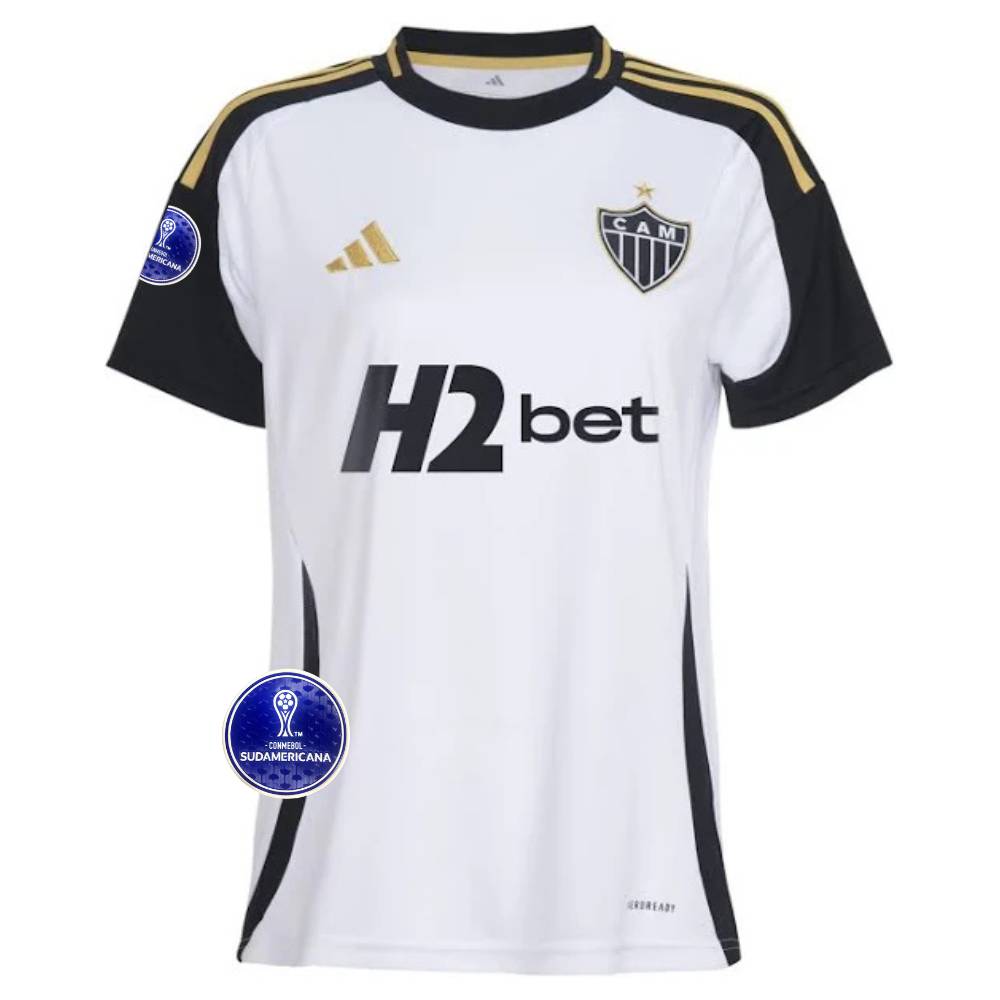 Camisa Feminina Adidas Atlético Mineiro 25/26 Away C/ Patch Sulamericana