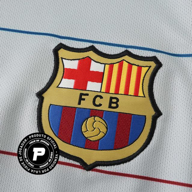 Camisa Retrô Barcelona 2003/04 Away, Camisas de Futebol, PIQUE DE JOGADOR, -PIQUE DE JOGADOR