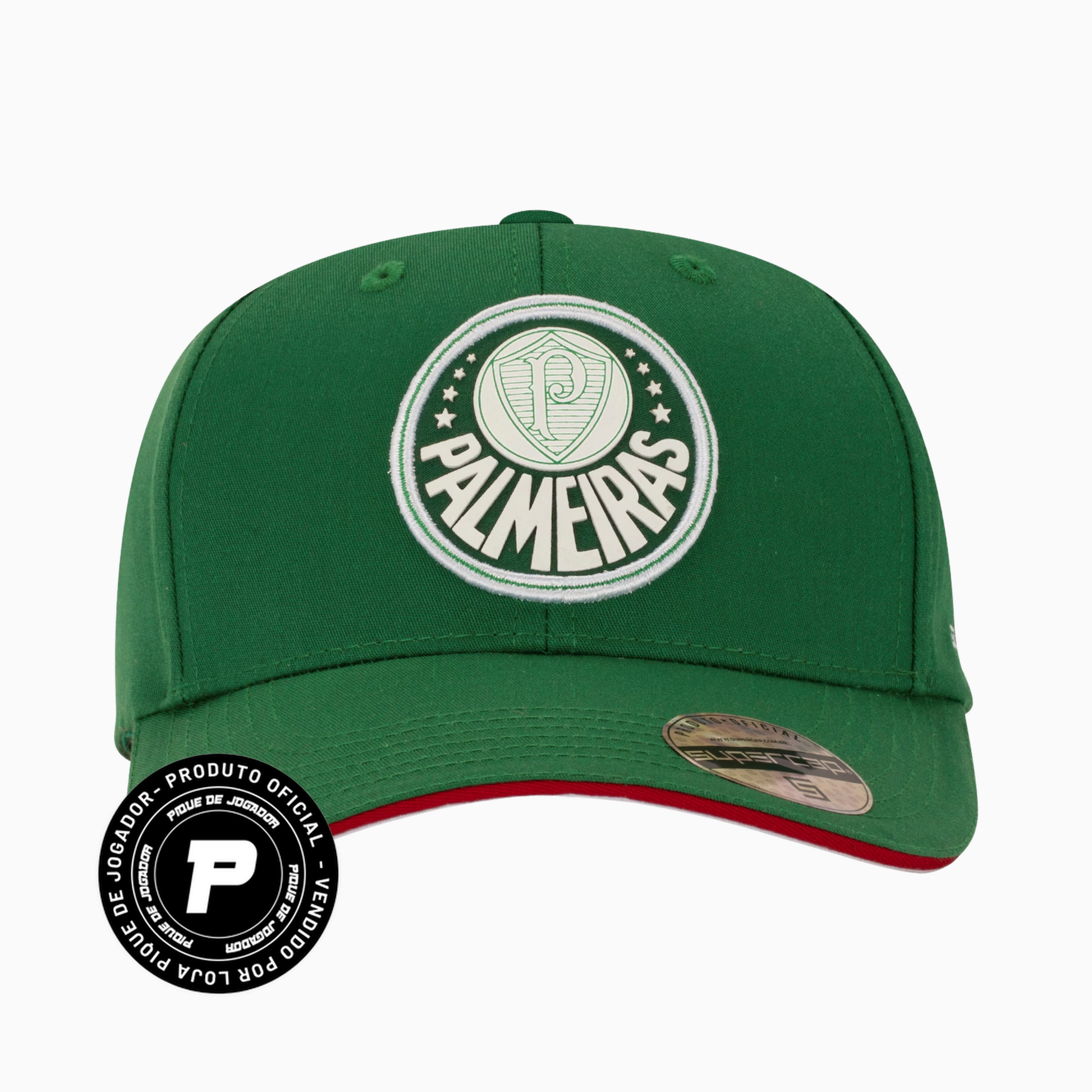 Boné Palmeiras Aba Curva Supercap – Adulto, , PIQUE DE JOGADOR, O Boné Palmeiras Palestra Verde - OFICIAL LICENCIADO é a escolha ideal para os torcedores que valorizam conforto e tradição. Inspirado na história do Verdão, o modelo apresenta um design clássico na cor verde, confeccionado em poliéster leve e resistente. Conta com o escudo bordado na parte frontal e ajuste prático por pinos de plástico, garantindo um encaixe confortável. Perfeito para acompanhar o Palmeiras nas arquibancadas e no dia a dia. In