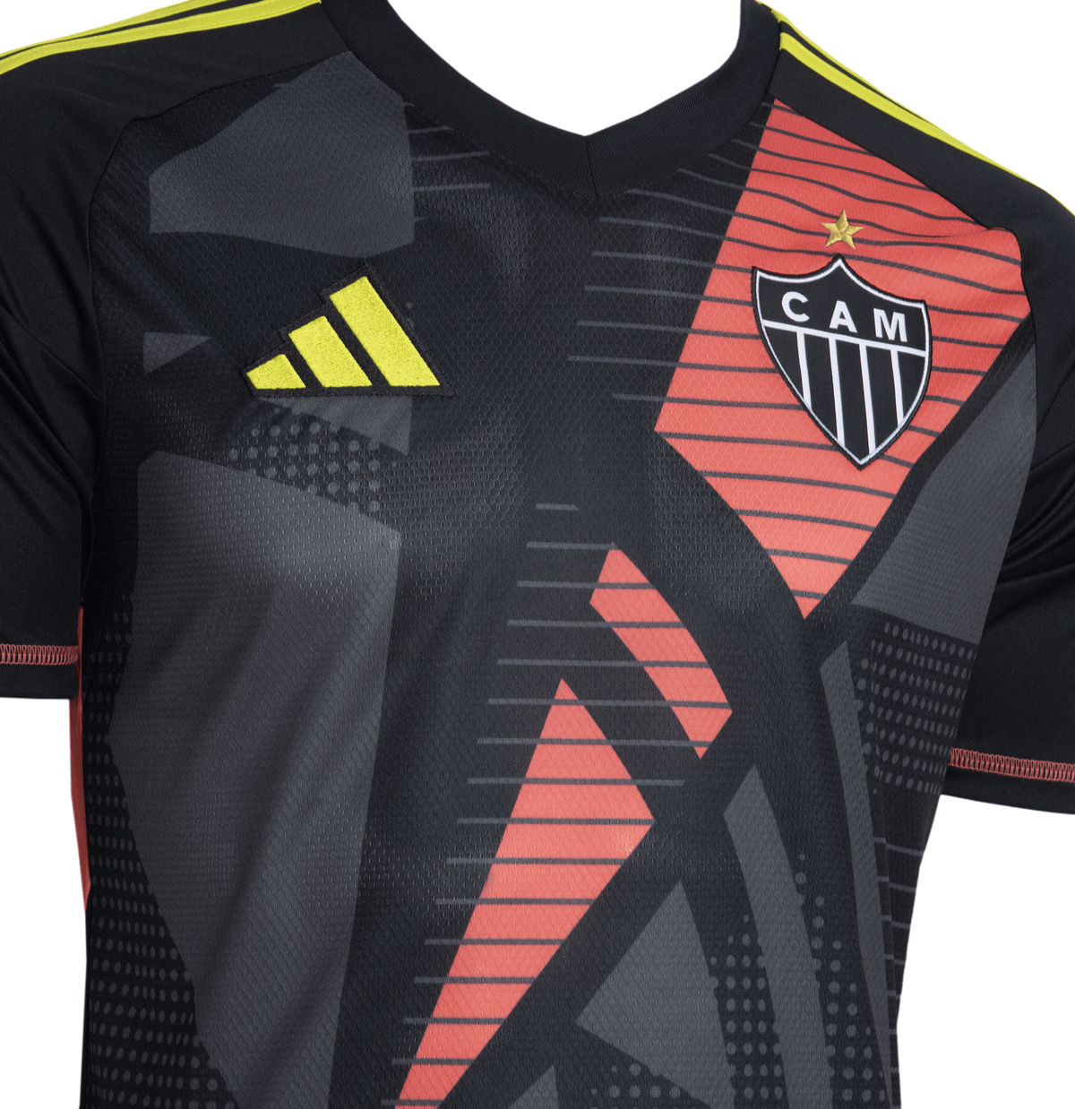Camisa Adidas Atlético Mineiro 25/26 Goleiro I, Camisa Futebol, Adidas, Ficha do Produto TecnologiaAeroReady: Sistema que controla o excesso de umidade do corpo, garantindo a rápida secagem do suor durante os exercícios. Composição: 100% PoliésterMarca: AdidasIndicada para: Jogo/CasualGênero: MasculinoEscudo: BordadoOrigem: ImportadoManga: Curta-PIQUE DE JOGADOR